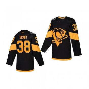 Youth Penguins Derek Grant 2019 NHL Stadium Series Authentic Player Black Jersey