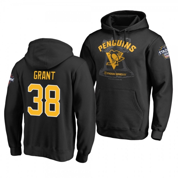 Derek Grant Penguins 2019 Coors Light NHL Stadium Series Pullover Hoodie Black