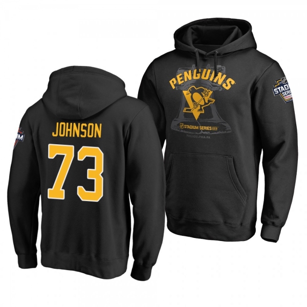 Jack Johnson Penguins 2019 Coors Light NHL Stadium Series Pullover Hoodie Black