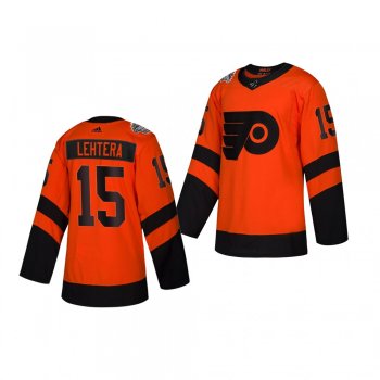 Youth Flyers Jori Lehtera 2019 NHL Stadium Series Authentic Player orange Jersey