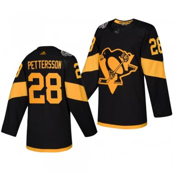 Penguins Men's Marcus Pettersson 2019 NHL Stadium Series Coors Light Authentic Black Jersey