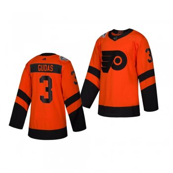 Youth Flyers Radko Gudas 2019 NHL Stadium Series Authentic Player orange Jersey