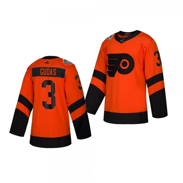 Youth Flyers Radko Gudas 2019 NHL Stadium Series Authentic Player orange Jersey