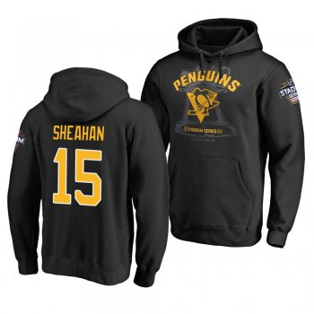 Riley Sheahan Penguins 2019 Coors Light NHL Stadium Series Pullover Hoodie Black