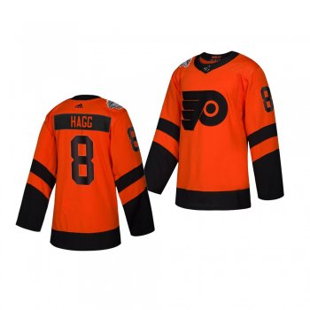 Youth Flyers Robert Hagg 2019 NHL Stadium Series Authentic Player orange Jersey