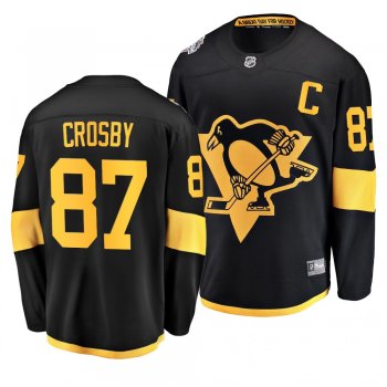 Penguins Men's Sidney Crosby 2019 NHL Stadium Series Coors Light Breakaway Black Jersey