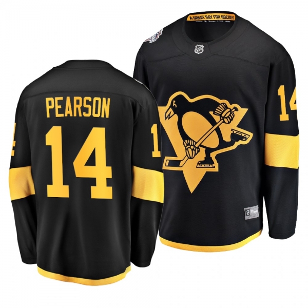 Penguins Men's Tanner Pearson 2019 NHL Stadium Series Coors Light Breakaway Black Jersey