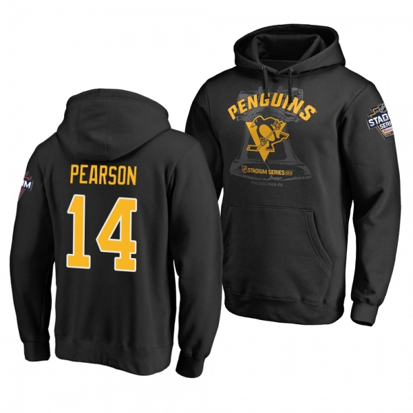 Tanner Pearson Penguins 2019 Coors Light NHL Stadium Series Pullover Hoodie Black