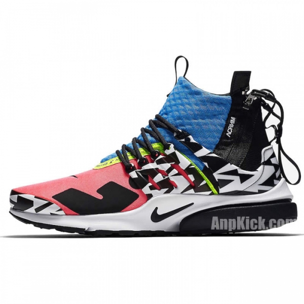 Acronym X Nike Air Presto Mid 2018 "Cotton Candy" Pink Blue Ah7832-600