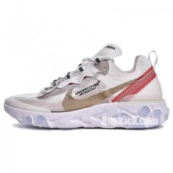 Undercover X Nike Epic React Element 87 Hyaline/Big Red-White Aq1813-345