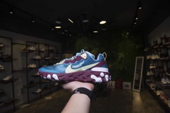 Undercover X Nike Epic React Element 87 Hyaline/Big Red-White Aq1813-345