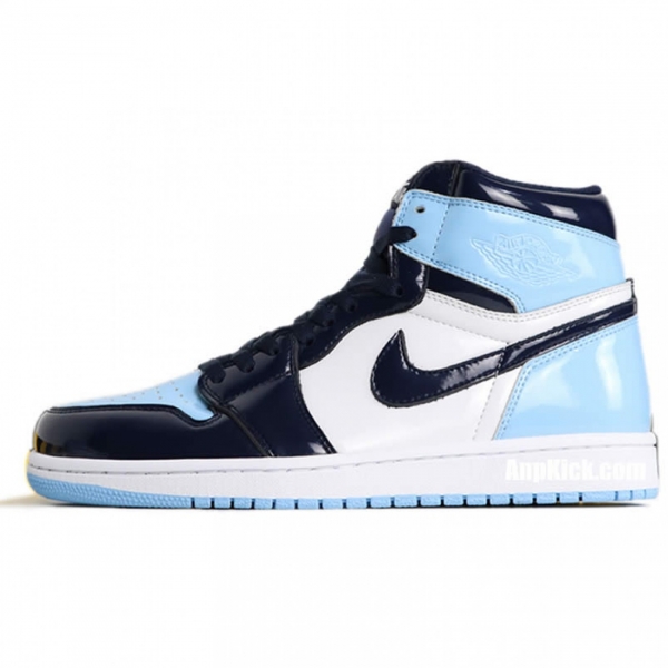 Air Jordan 1 Retro High Og "Unc Patent Leather" 2019 Cd0461-401