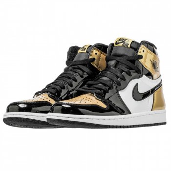 Air Jordan 1 Top 3 Retro High Nrg Patent Gold Toe 861428-007