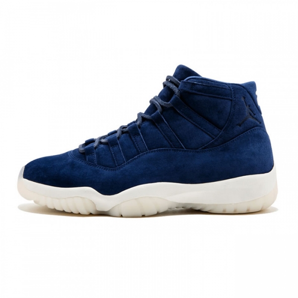 Air Jordan 11 X Jeter Re2Pect Blue Suede 351792-147