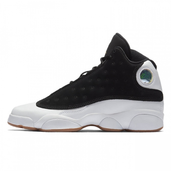 Air Jordan 13 City Of Flight Gs Size Gum Black/Gold/White Sale For Girls 439358-021