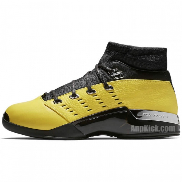 Solefly X Air Jordan 17 Low "Lightning" Shoes Yellow And Black Aj7321-003