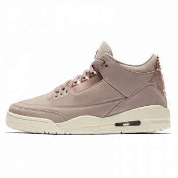 Air Jordan 3 "Particle Beige" Se Rose Gold Womens Gs Size Ah7859-205