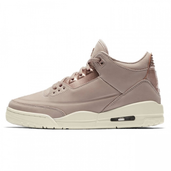 Air Jordan 3 "Particle Beige" Se Rose Gold Womens Gs Size Ah7859-205