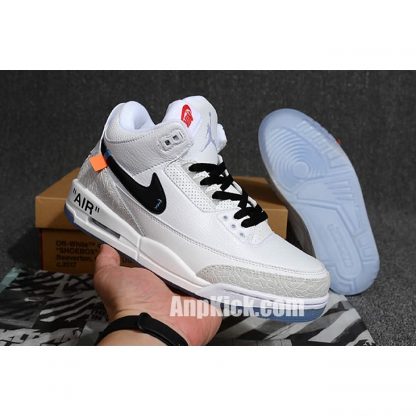 Off-White X Air Jordan 3 Og Retro 3S White Cement Custom Jordans Sneakers