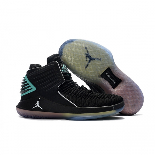 Air Jordan 32 Xxxii Black/Jade/Lightblue