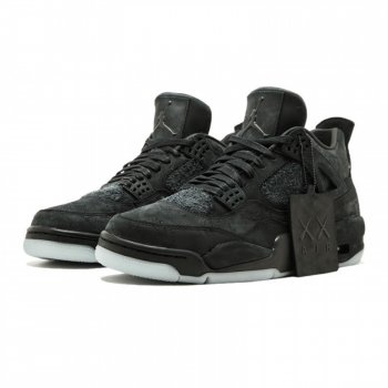 Air Jordan 4 X Kaws Cool Grey Black 930155-001