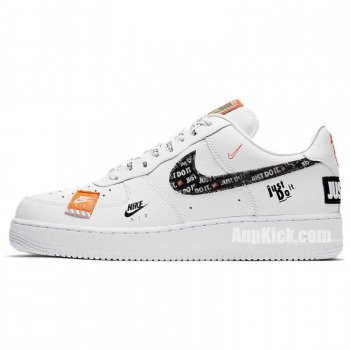 Nike Air Force 1 07 Low Premium "Just Do It / Jdi" Custom Air Forces Af1 Ar7719-100