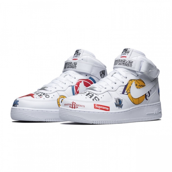 Nike Air Force 1 X Supreme X Nba Af1 Aq8017-100