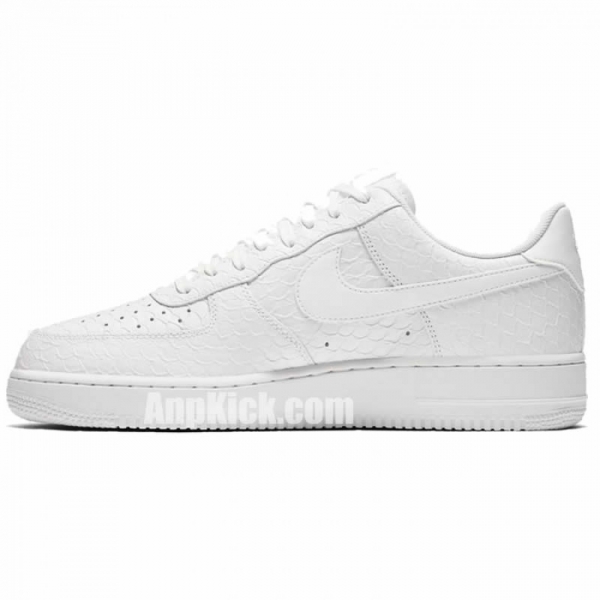 Nike All White Air Force 1 07 Lv8 Mens Shoe 718152-106