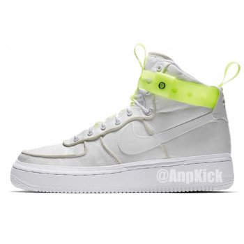 White Air Forces Ones 1 Green Magic Stick High "07 Vip" Qs 573967-101