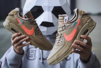 Off-White X Nike Air Max 90 "Desert Ore" Aa7293-200