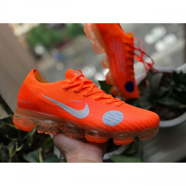 Off White X Nike Air Vapormax Orange White 849558-810