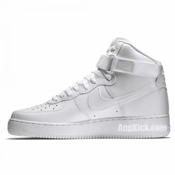 All White Air Force Ones 1 High '07 Af1 Outlet Shoes 315121-115