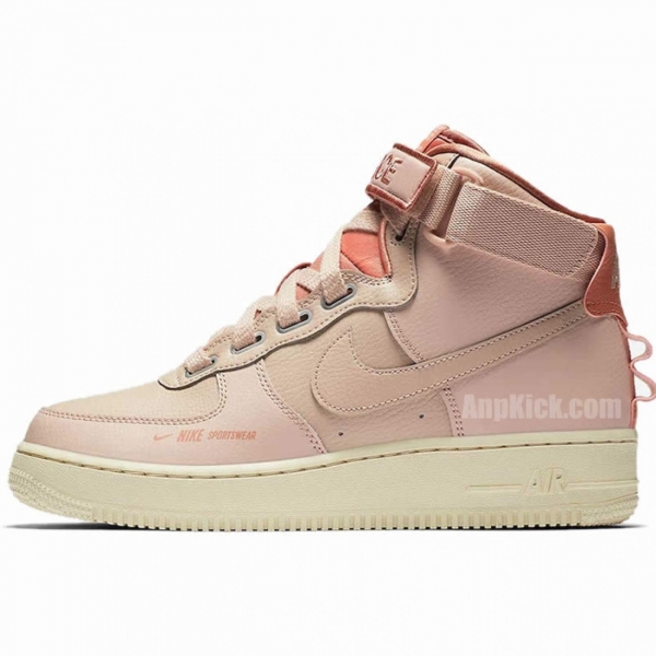 Nike Air Force 1 Utility Women's "Particle Beige" Pink Shoes Aj7311-200