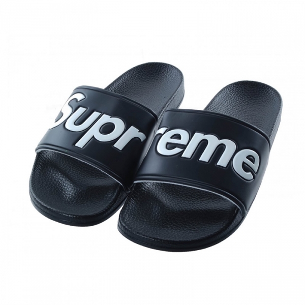 Supreme Suprize Design 2018Ss Black White Slippers