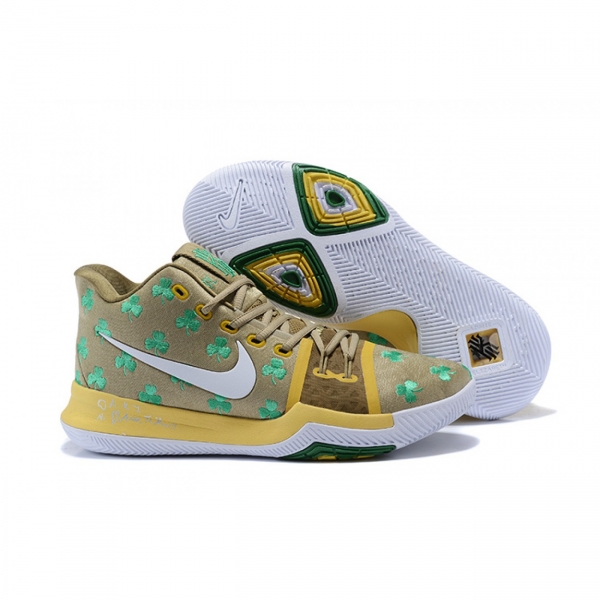 Kyrie 3 "Luck" Gold/Green