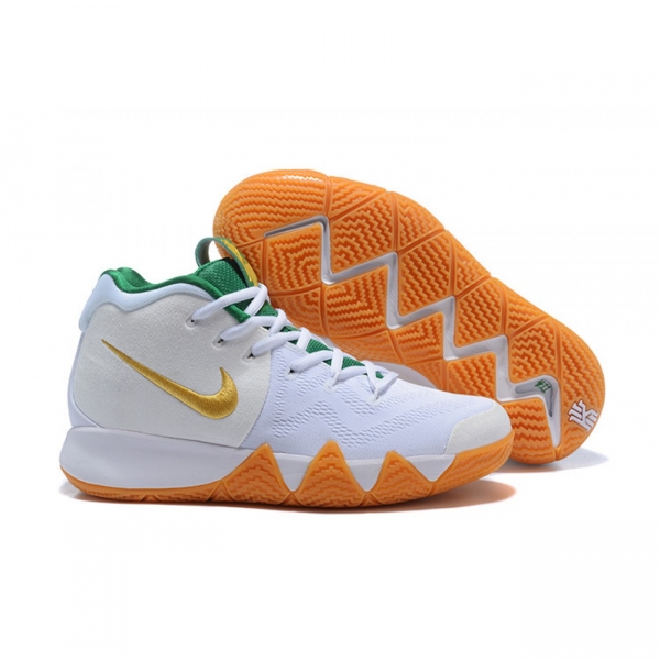 Kyrie 4 White/Green/Gold