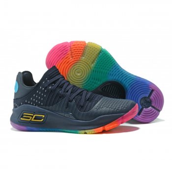 Under Armour Ua Curry 4 Low "Rainbow" Black/Colorful