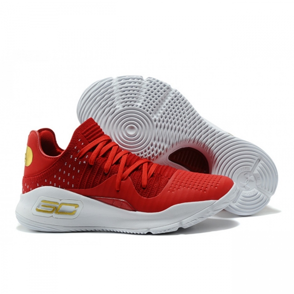 Under Armour Ua Curry 4 Low Red/White