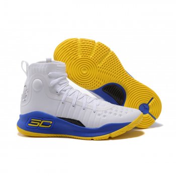 Under Armour Ua Curry 4 White/Blue/Yellow