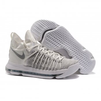 Kevin Durant Kd9 White//Grey/Silver