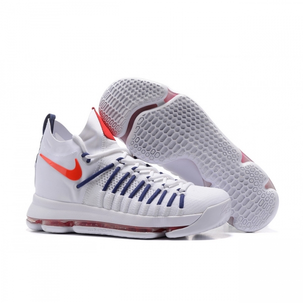 Kevin Durant Kd9 White/Deep Blue/Orange