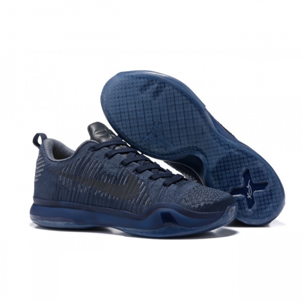 Kobe 10 Elite Low Htm "Mambacurial" Midnight Navy/Black