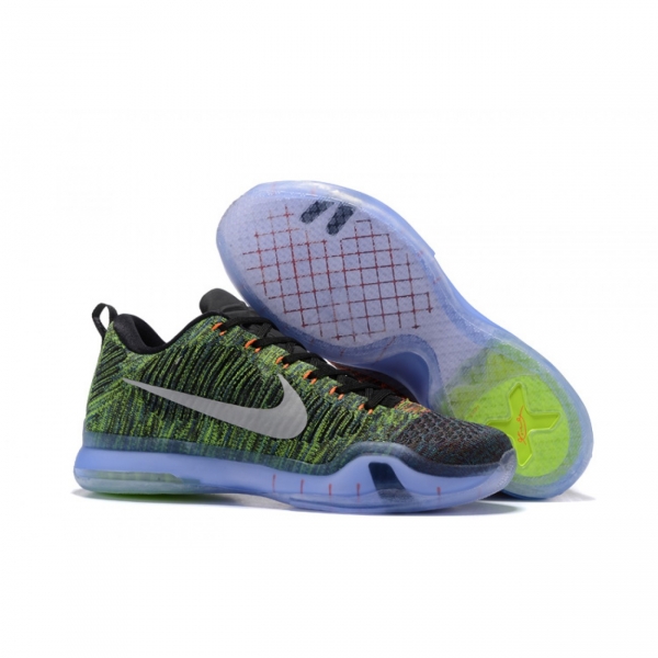 Kobe 10 Elite Low Htm Black/Grass Green