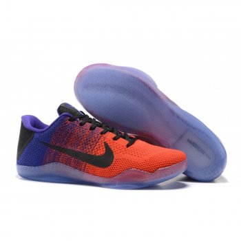 Kobe 11 Elite Low "Sunset Red" Red/Black/Blue