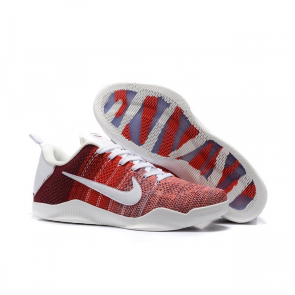 Kobe 11 Elite Low 4Kb "Red Horse" Red/White