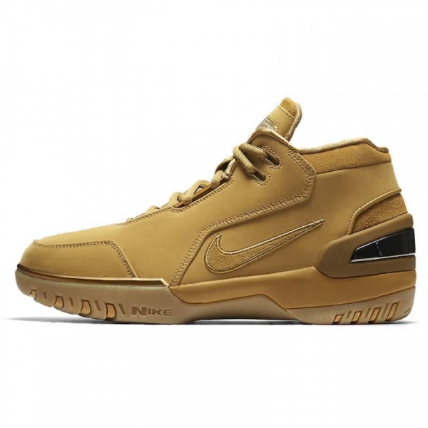 Nike Air Zoom Generation Asg Qs Lebron Lbj1 All-Star Basketball Shoes "Wheat Gold" Aq0110-700