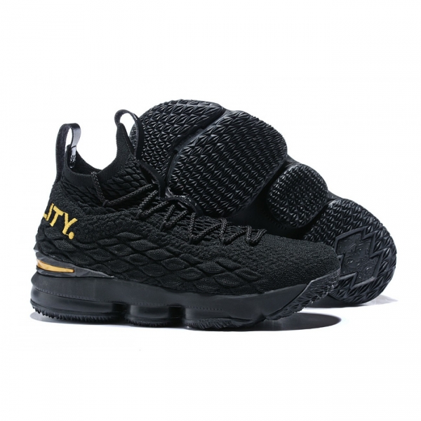 Lebron 15 "Equality" Black/Gold