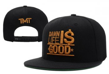 Best Selling Caps TMT Courtside Snapback Life Is Good in Black Gold,factory wholesale prices,Low Price Guarantee,ever-popular Snapbacks/Hats/Caps