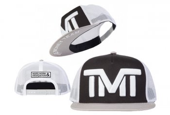 Hot Sale Brand Caps TMT Courtside Snapback in Coal Black White,Unbeatable Offers,Quality Design,Buy Online Snapbacks/Hats/Caps