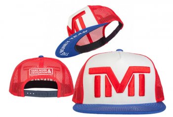 Hot Sale Brand Caps TMT Courtside Snapback in White Red Blue,high-end,Official,top brands Snapbacks/Hats/Caps